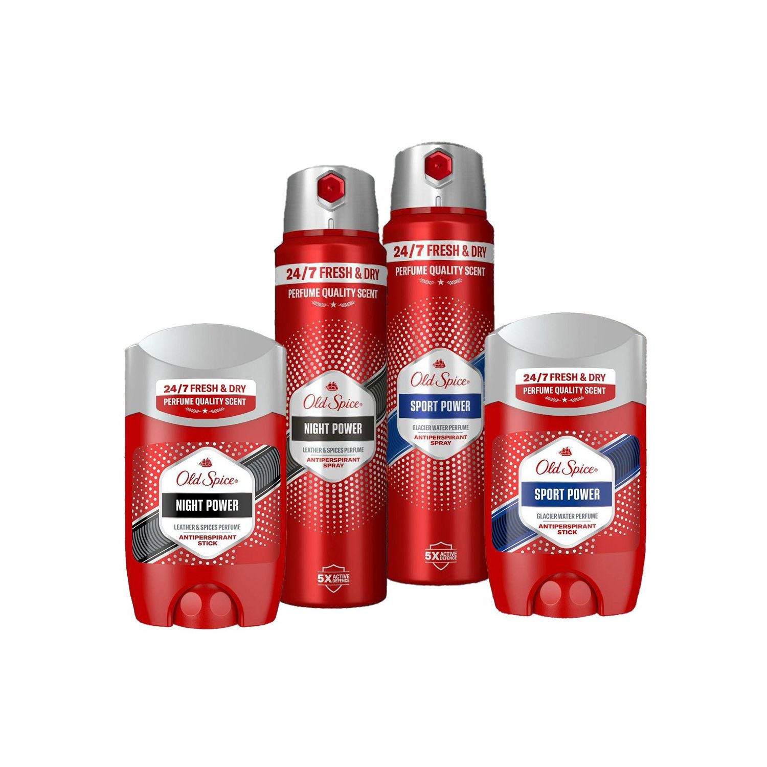 Old Spice Power Collection antiperspirant bundle - British product