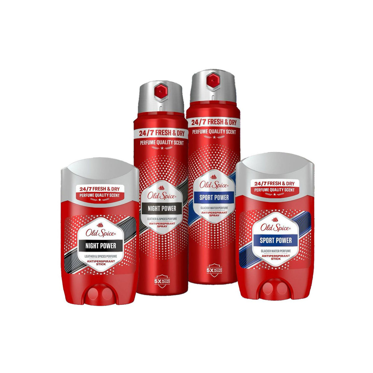 Old Spice Power Collection antiperspirant bundle - British product