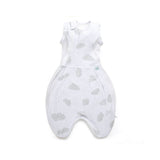 Purflo Swaddle to Sleep Bag 0.5 Tog Cotton Clouds, UK version