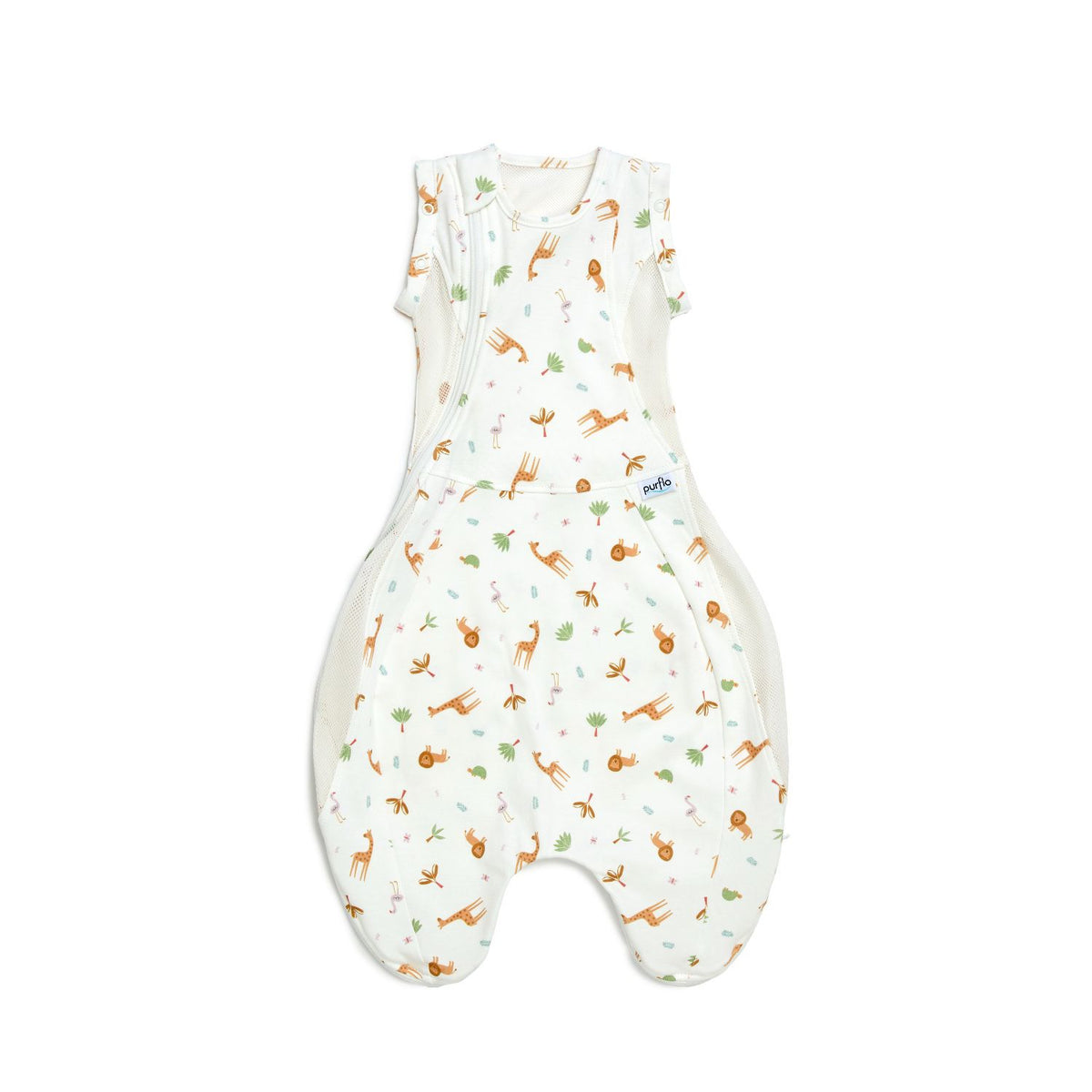 Purflo 0.5 tog swaddle sleep bag for babies 0-4 months - British product