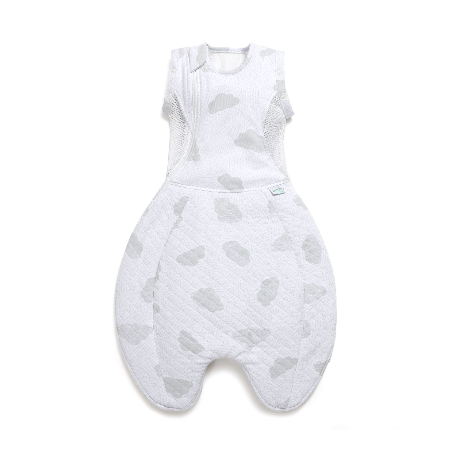 Purflo baby sleep bag 2.5 tog Cotton Clouds 0-4m, imported from the UK