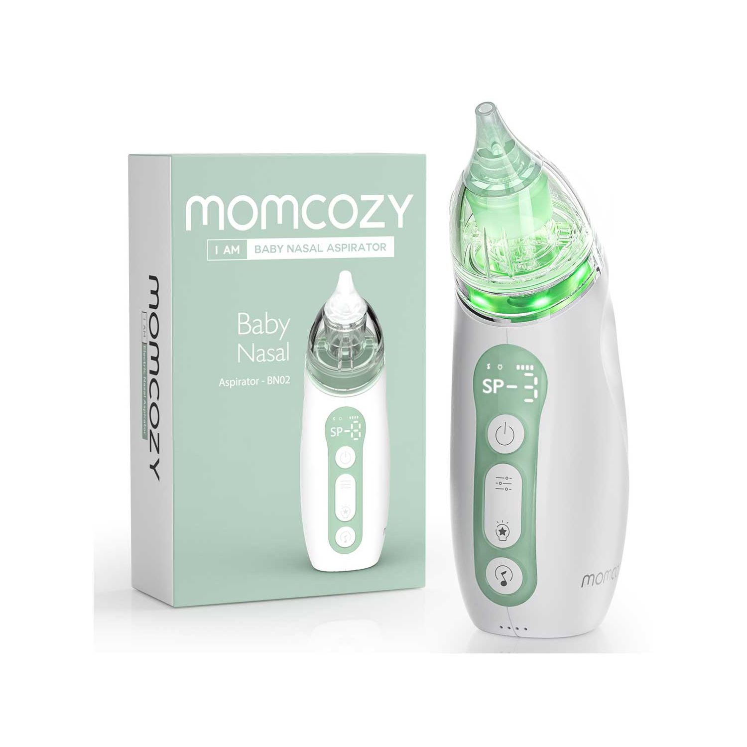 Momcozy rechargeable baby nasal aspirator - British product