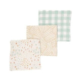 Tutti Bambini muslin swaddle squares 3 pack Good Life, imported from the UK