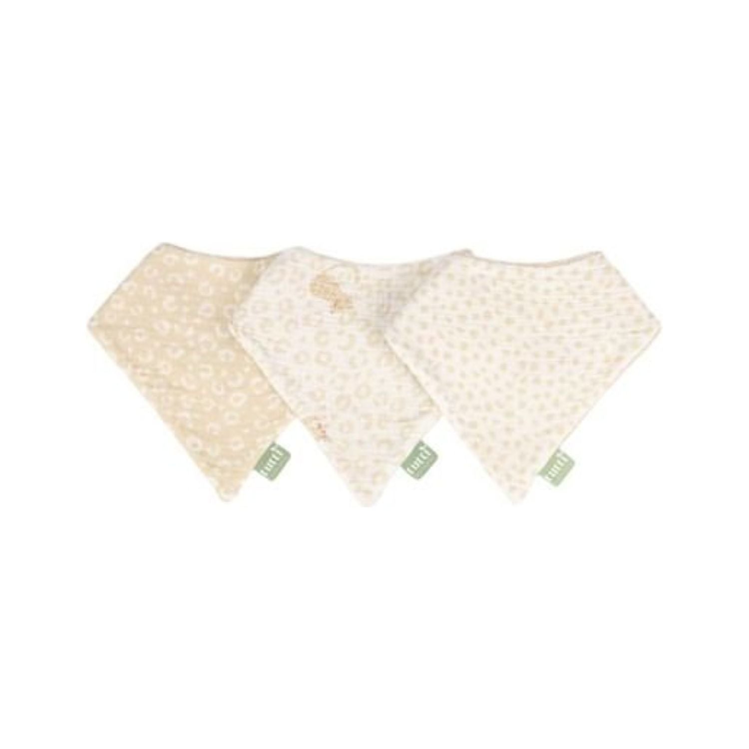 Tutti Bambini muslin bandana bibs 3 pack Love Cats, imported from the UK