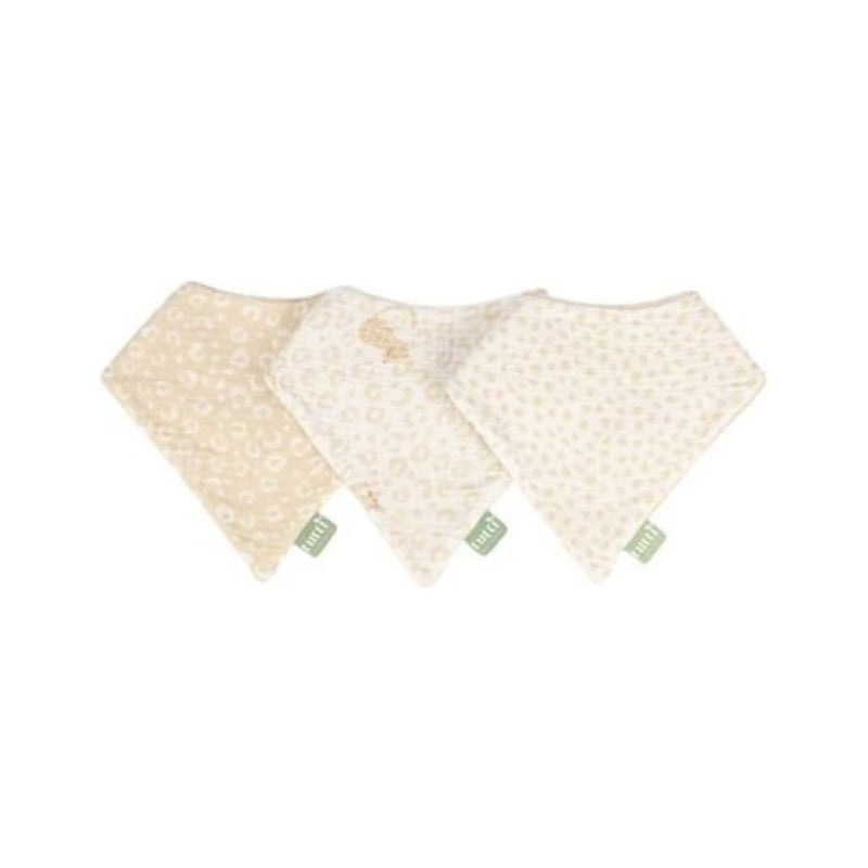 Tutti Bambini muslin bandana bibs 3 pack Love Cats, imported from the UK