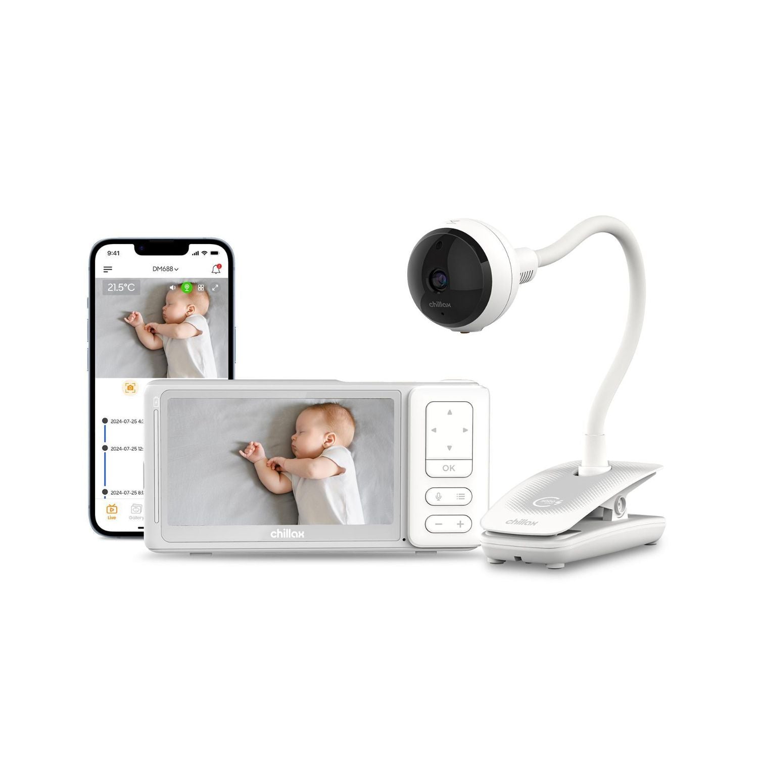 Chillax Giraffe Clip baby monitor, UK version