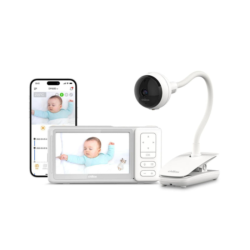 Chillax 5in Giraffe Clip Connect baby monitor, UK version