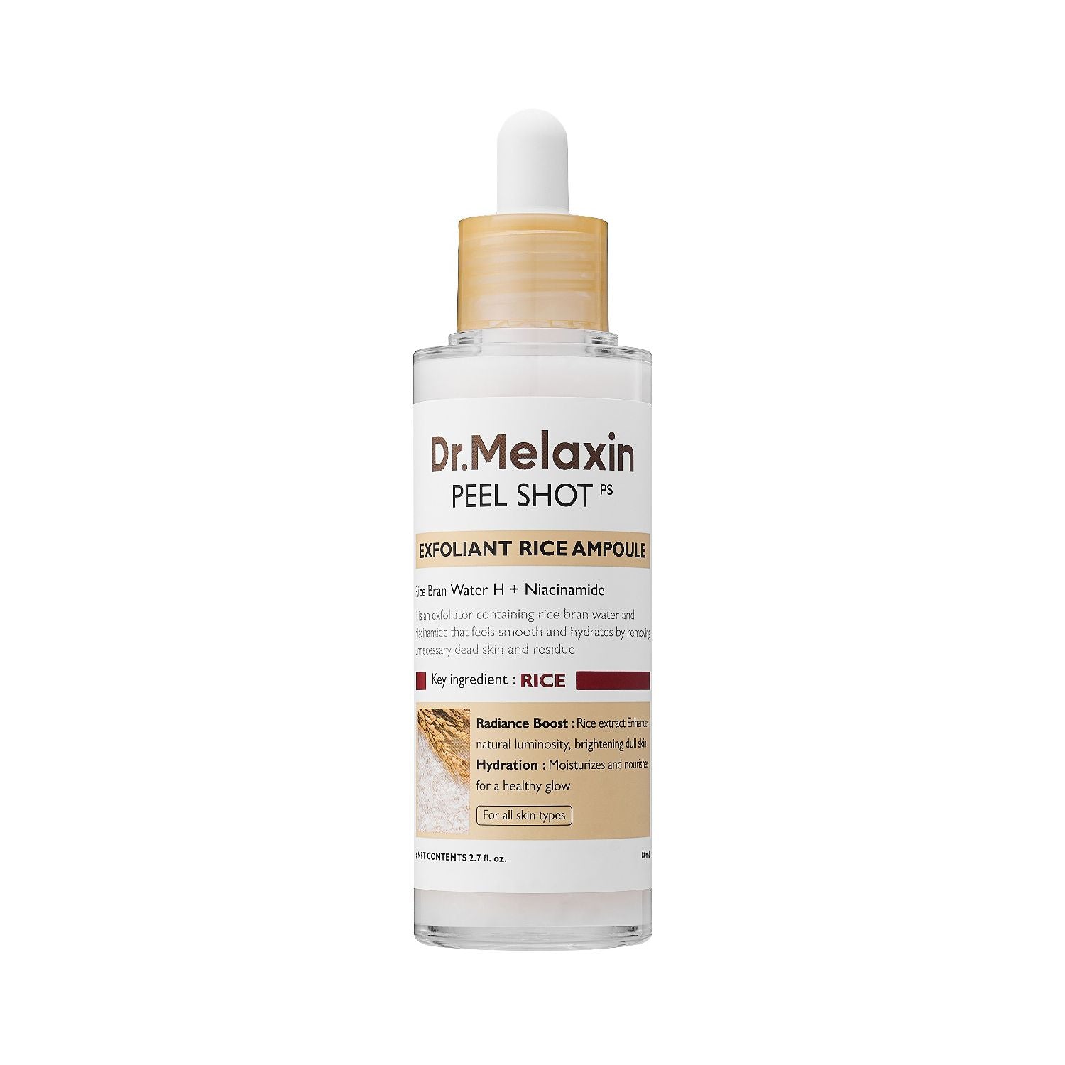 Dr. Melaxin Peel Shot exfoliating ampoule 80ml (British brand)