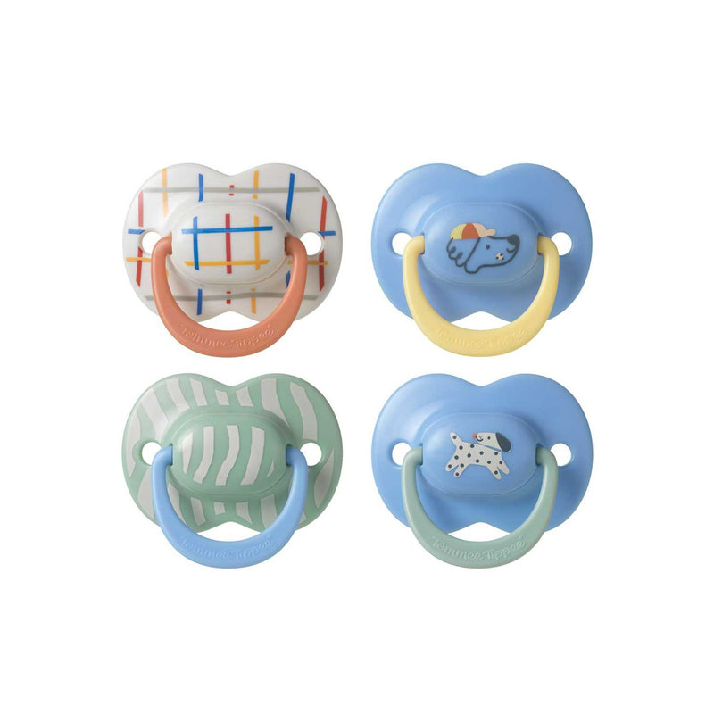 Tommee Tippee soother 4 pack blue deco 6-18 months (British brand)