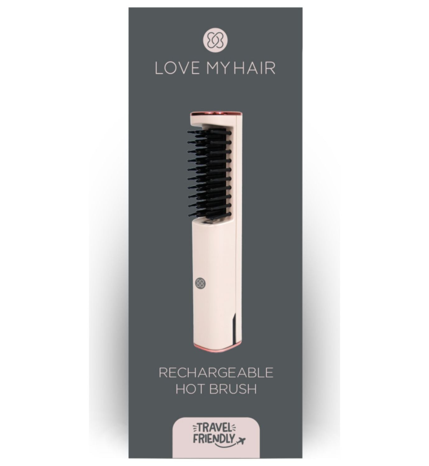 Love My Hair hot brush pink - British product