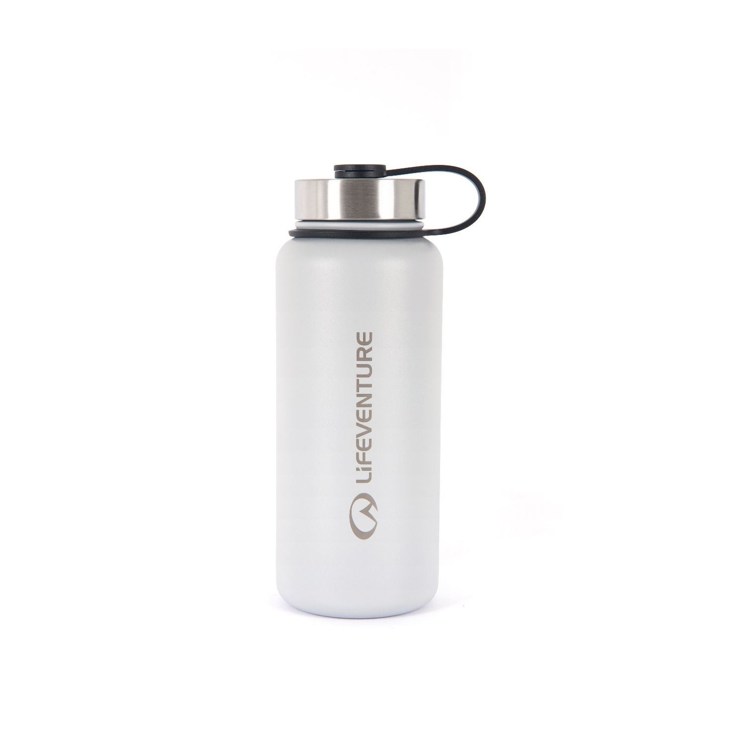 Lifeventure insulated flask light grey 1L, imported from the UK