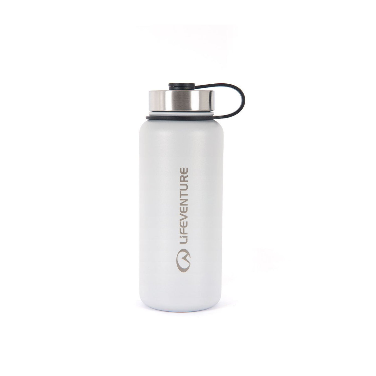 Lifeventure insulated flask light grey 1L, imported from the UK