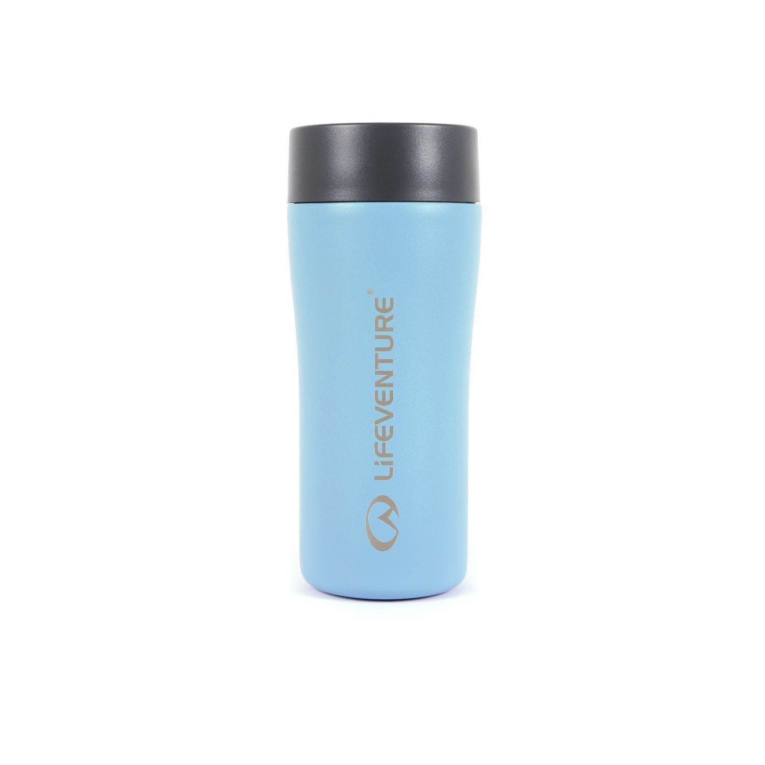 Lifeventure thermal mug blue 350ml insulated stainless steel (British brand)