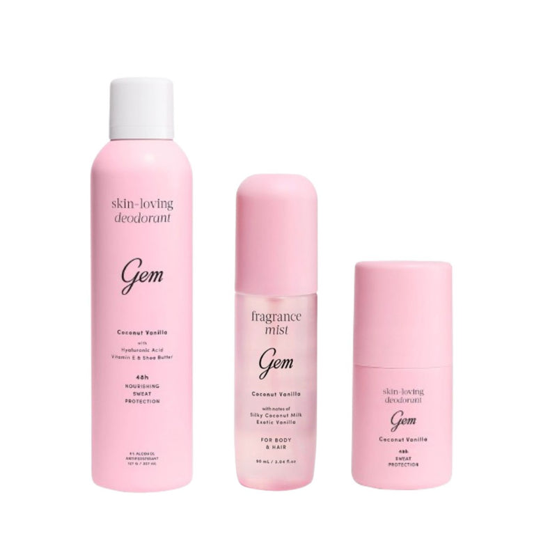 Gem Coconut Vanilla Bundle 3-piece set, UK version