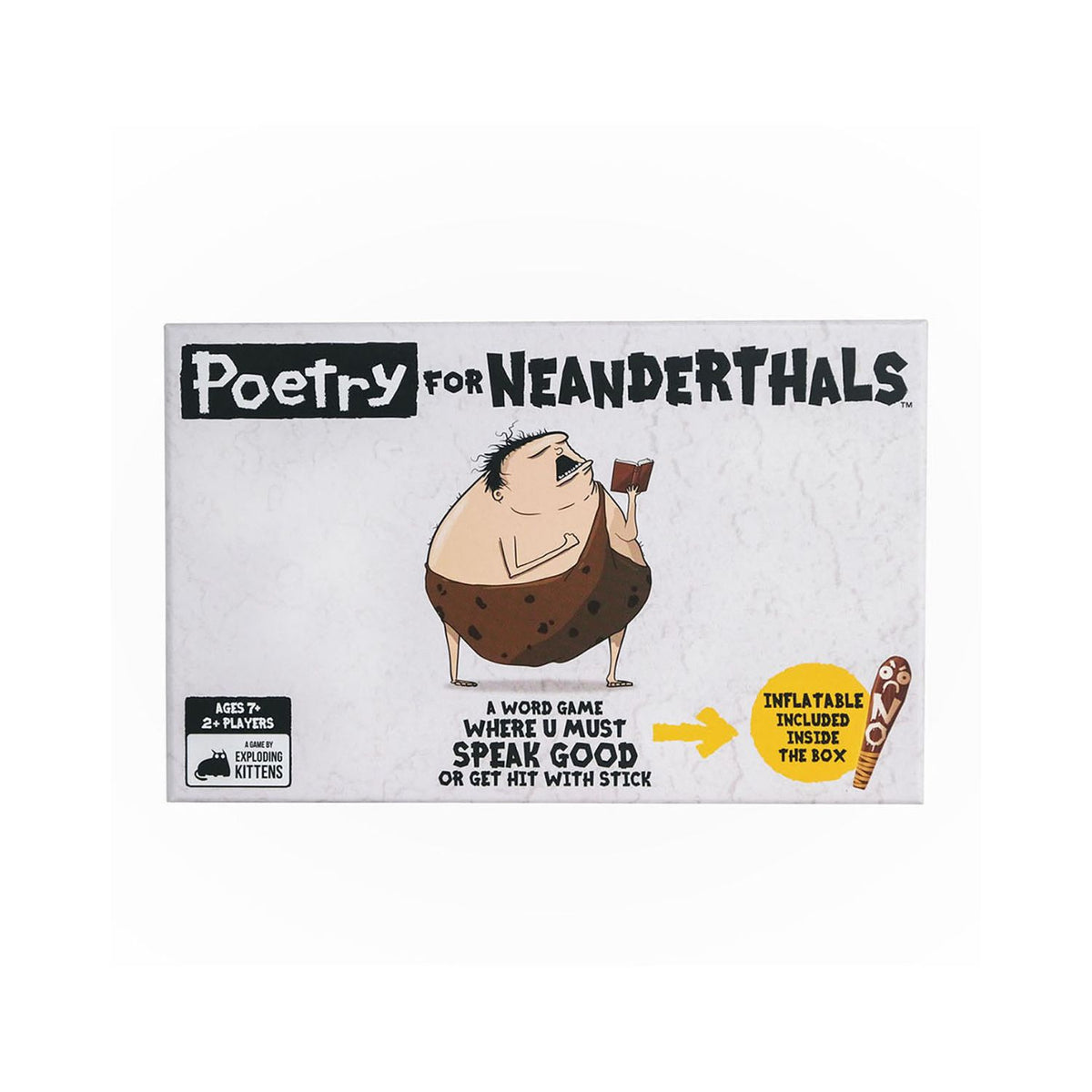 Asmodee Poetry For Neanderthals board game, imported from the UK