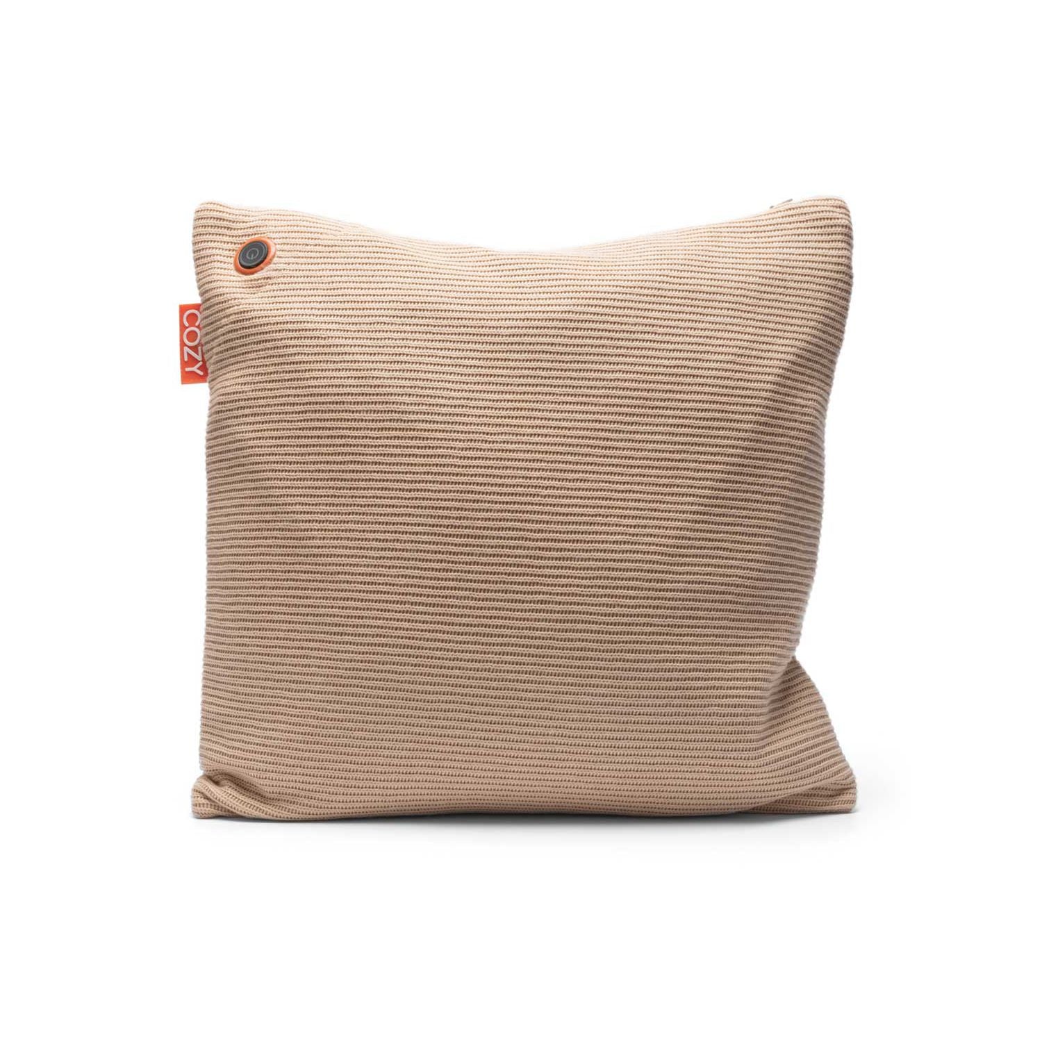 COZY heated cushion UNA Knitted Beige 45cm, UK version