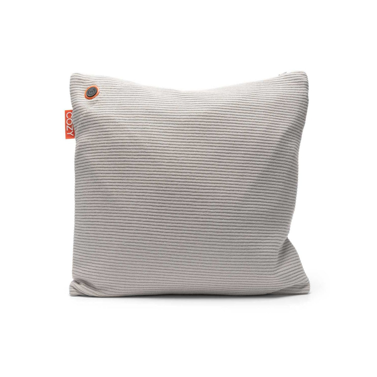 COZY UNA heated cushion knitted grey 45cm, imported from the UK
