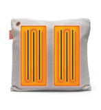 COZY UNA heated cushion knitted grey 45cm, imported from the UK