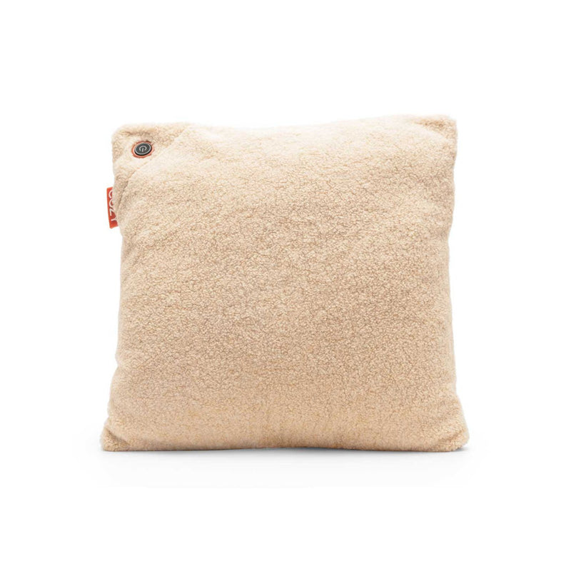 Cozy cordless heated cushion UNA wool beige (British brand)