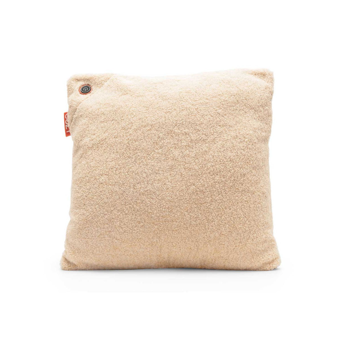 Cozy cordless heated cushion UNA wool beige (British brand)
