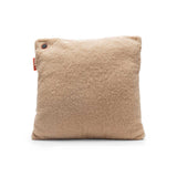 UNA cordless heated cushion wool light chocolate 45x45cm (British brand)