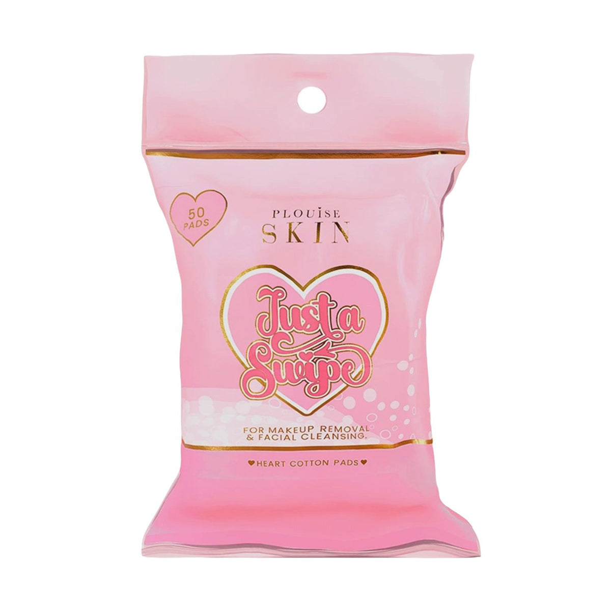 P.Louise heart-shaped cotton pads 50 count, UK version