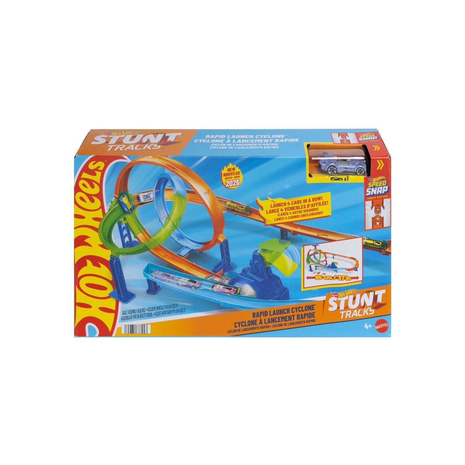 Mattel Hot Wheels Stunt Track Launch and Crash, UK version