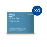 Boots plastic-free lens wipes 200-count, UK version