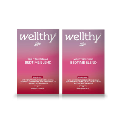 Boots Wellthy by Boots Bedtime Powder Sleep Aid Blend 28 Sachets- Buy online at McGrocer