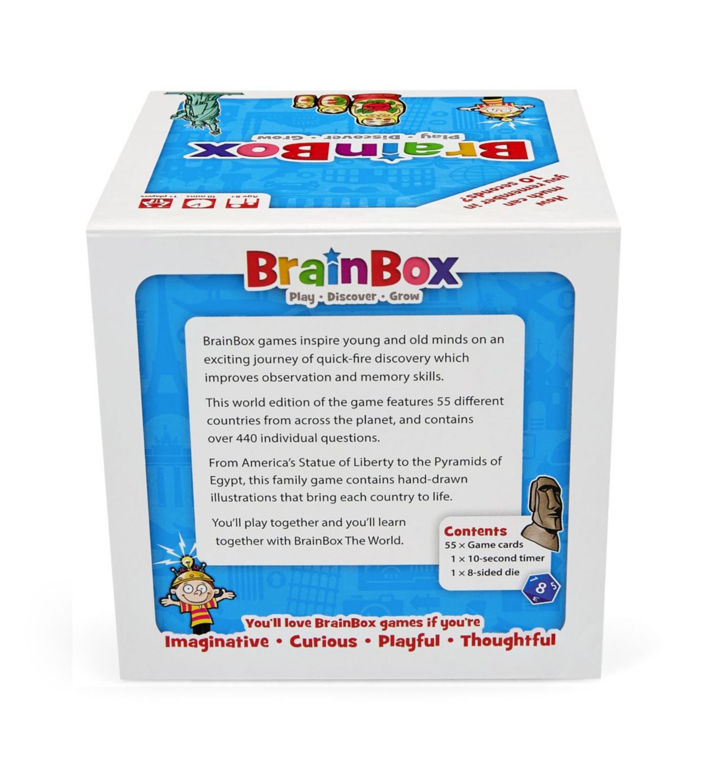 Asmodee Brainbox The World board game (British brand)