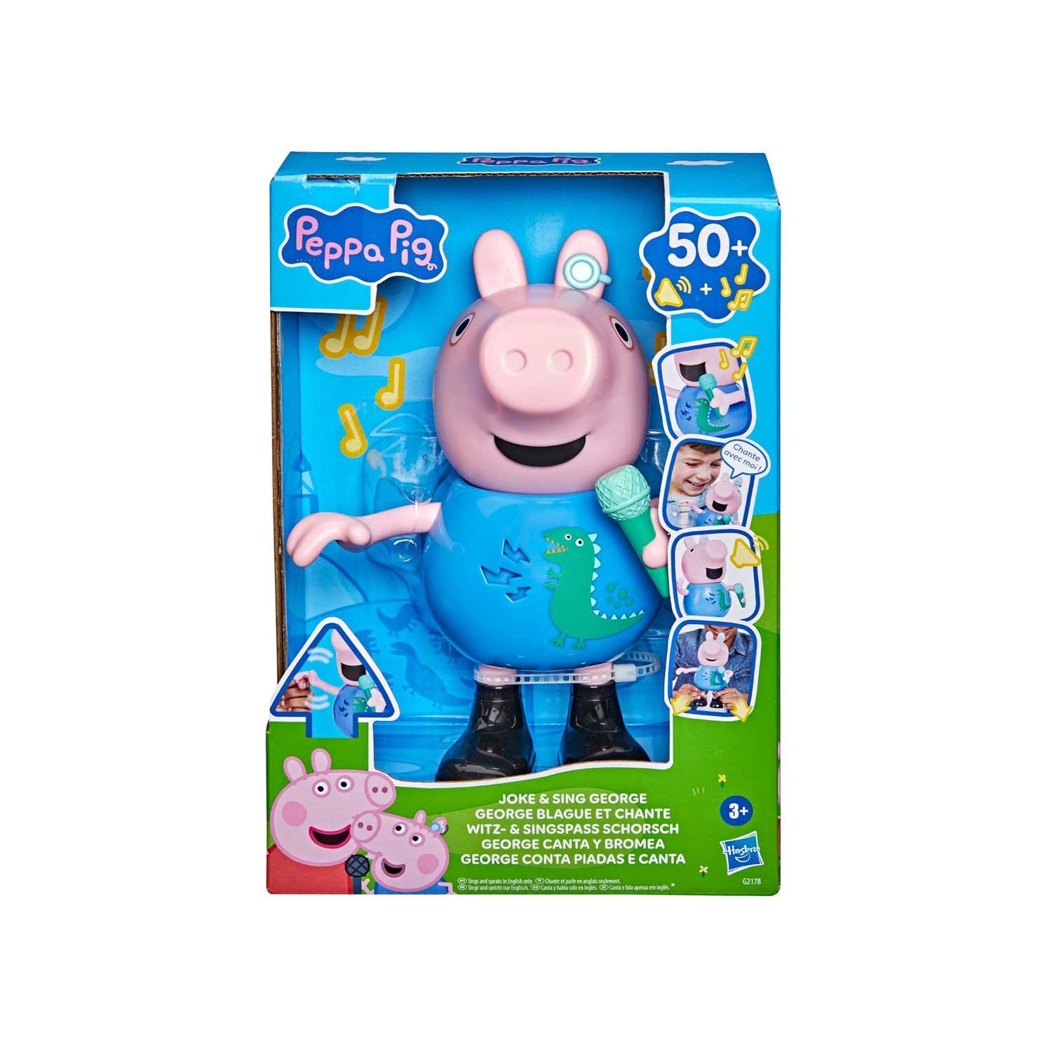 Hasbro Peppa Pig Joke & Sing George interactive toy (British brand)