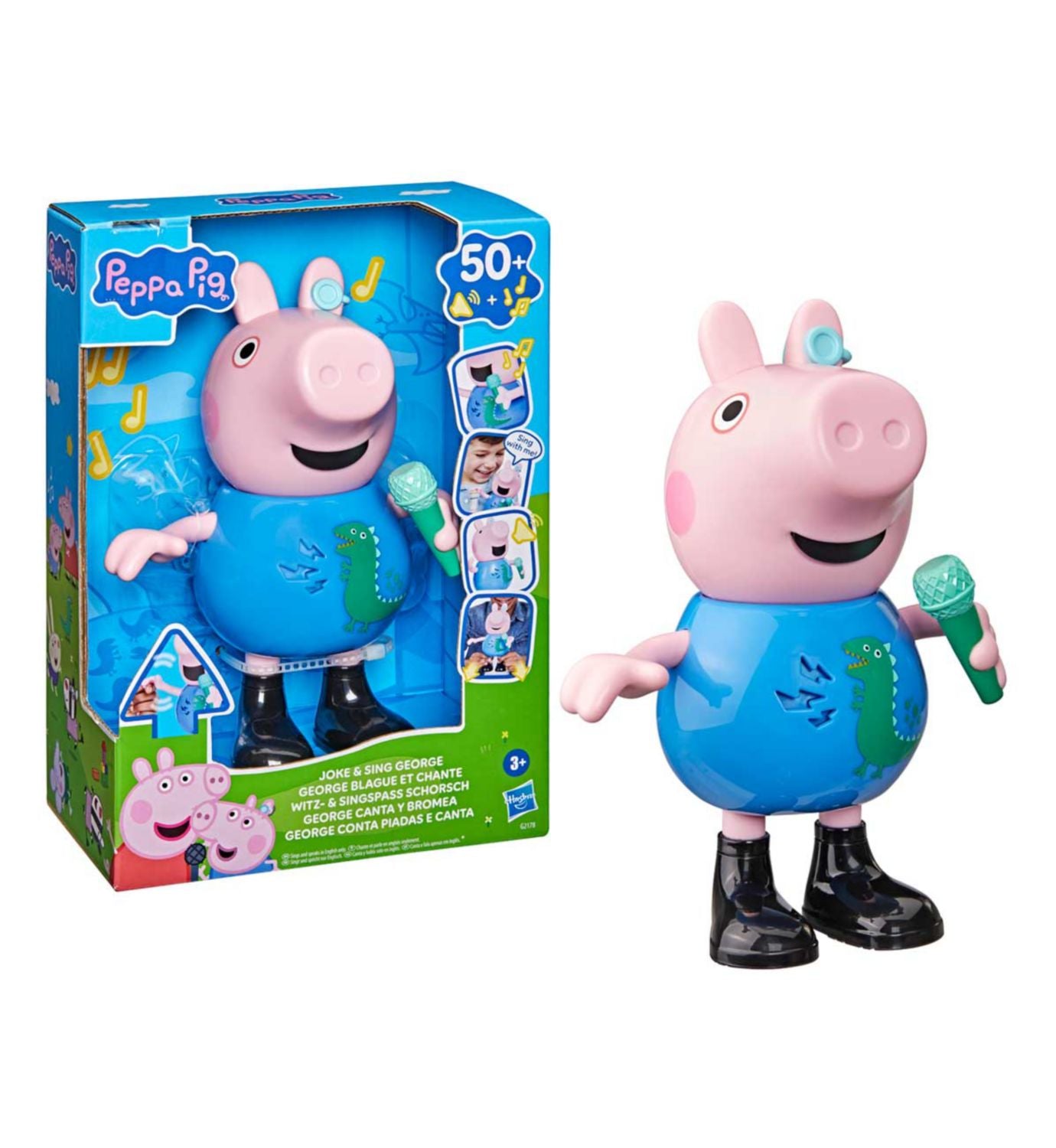 Hasbro Peppa Pig Joke & Sing George interactive toy (British brand)