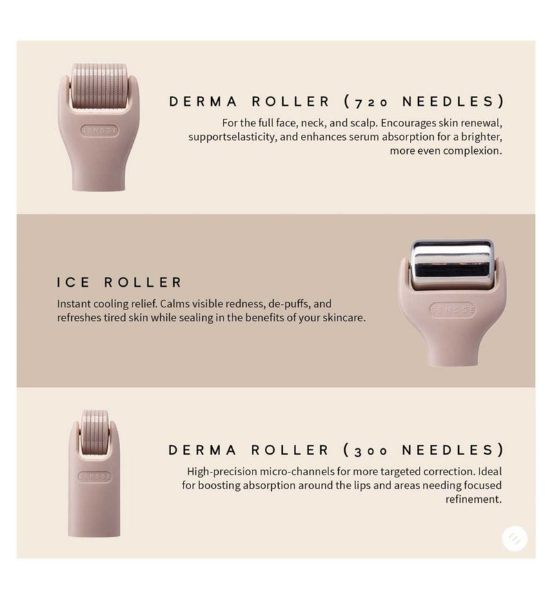 Sensse Derma10 Skincare Kit multi-head system (British brand)