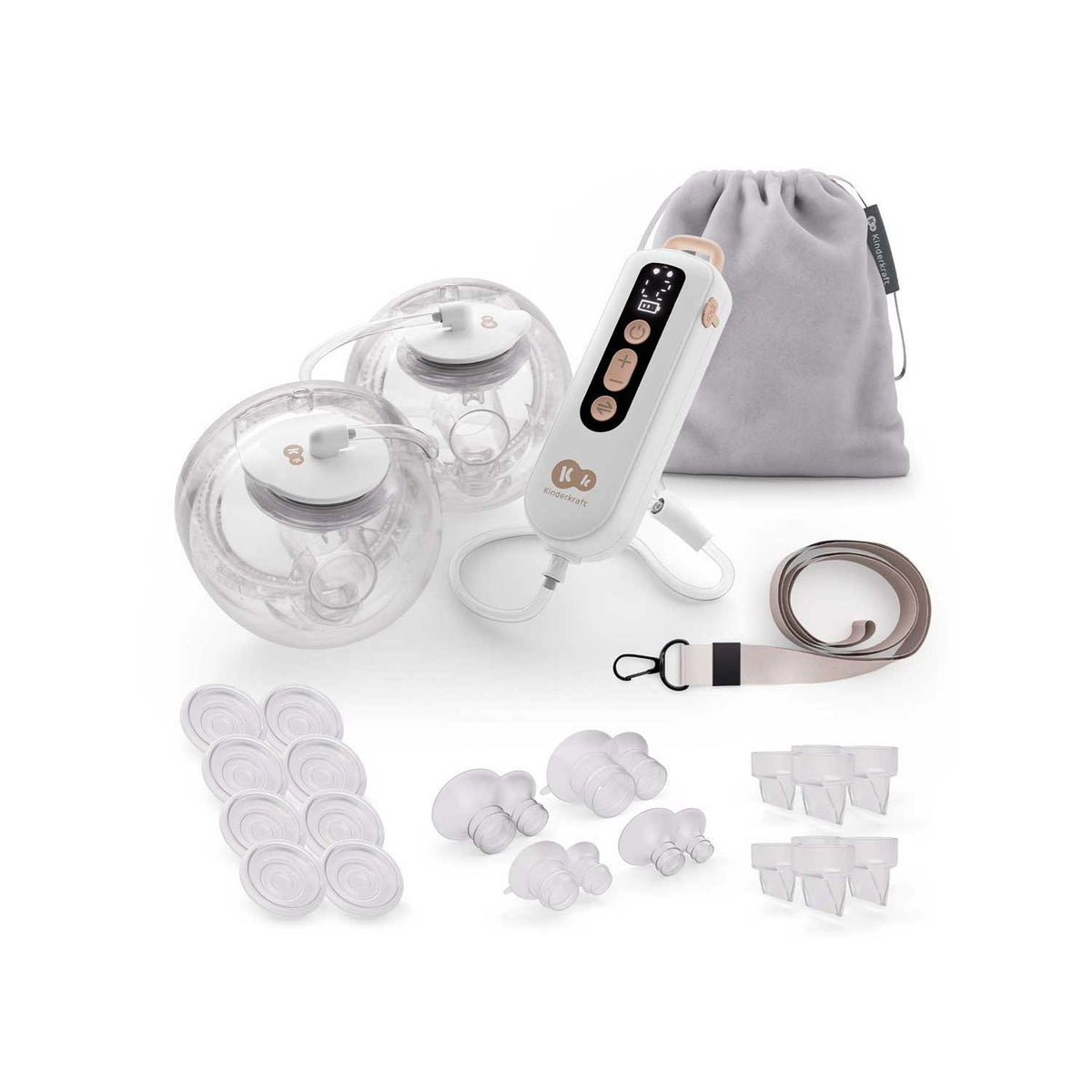 Kinderkraft Gentleflow double electric breast pump Gold (British brand)