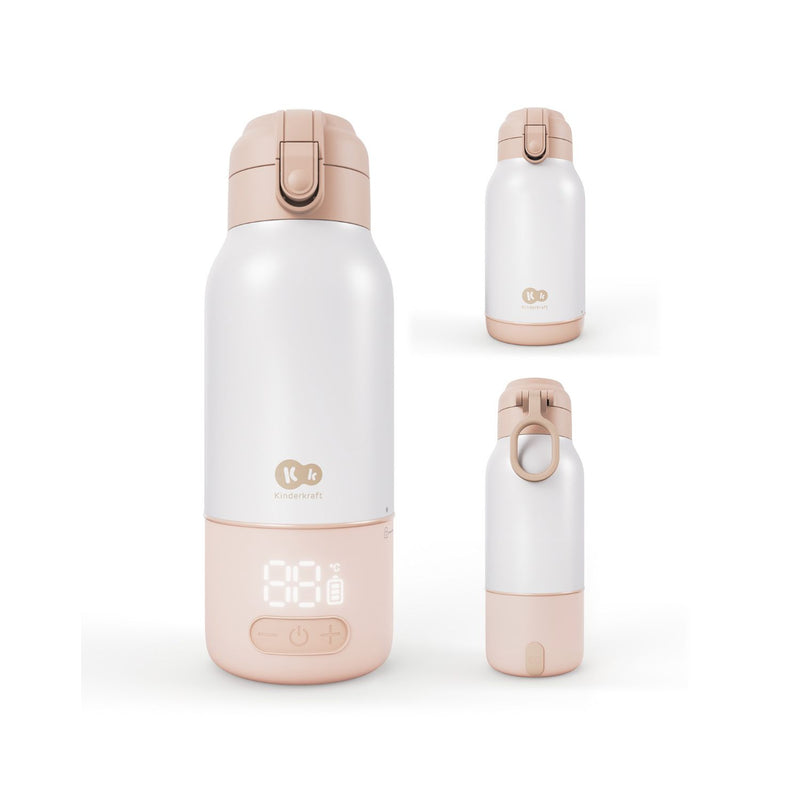 Kinderkraft GAJA portable bottle warmer beige 500ml (British brand)