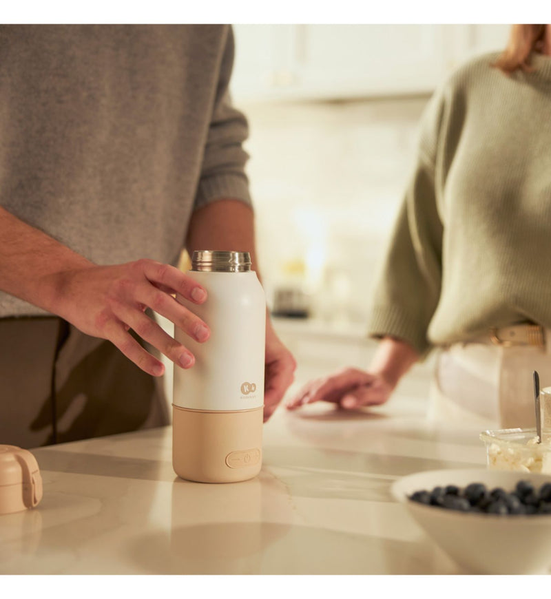 Kinderkraft GAJA portable bottle warmer beige 500ml (British brand)