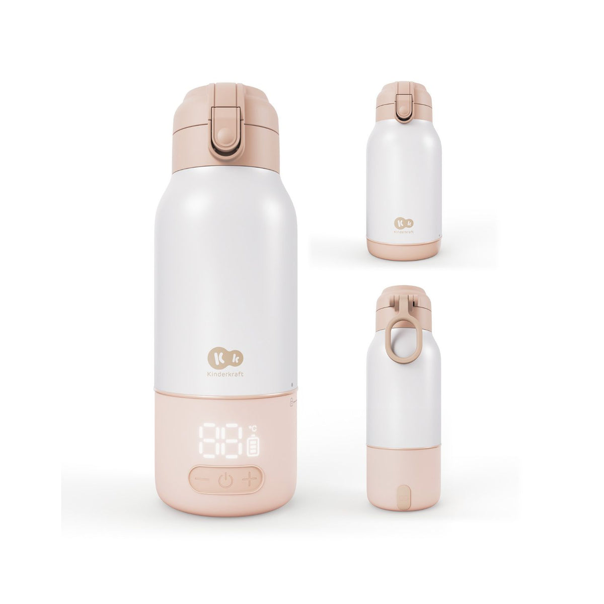 Kinderkraft GAJA portable bottle warmer beige 500ml (British brand)