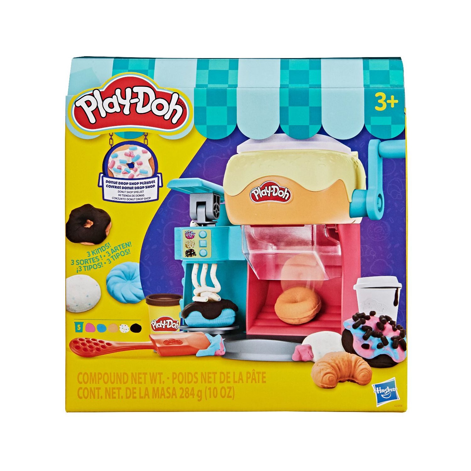 Hasbro Play Doh Donut Bakery playset for creative fun, UK version