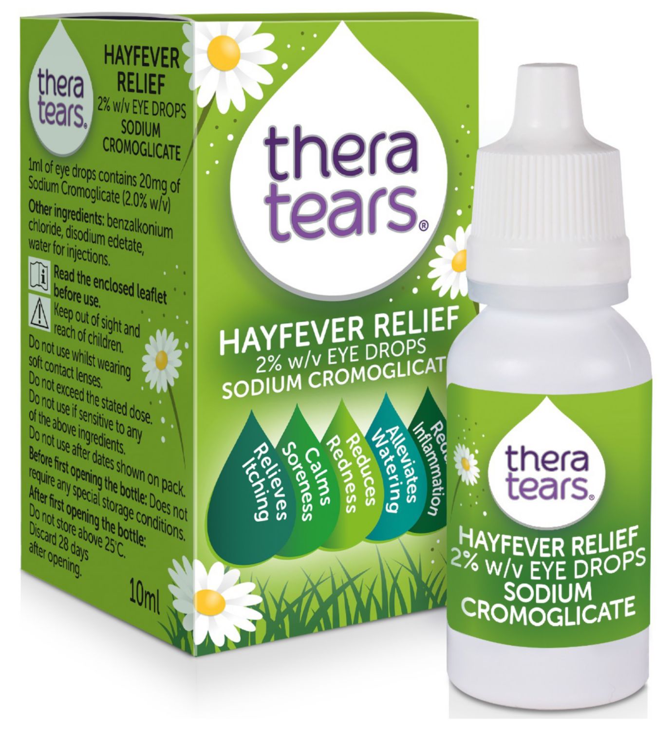 TheraTears hayfever relief eye drops 10ml - British product