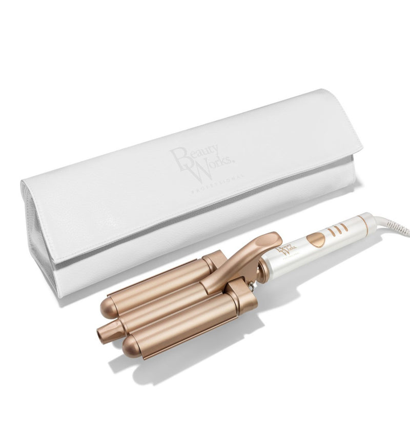 Beauty Works 25mm Triple Barrel Waver - British product