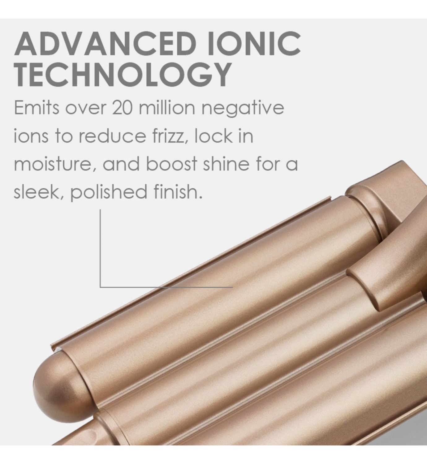 Beauty Works 25mm Triple Barrel Waver - British product