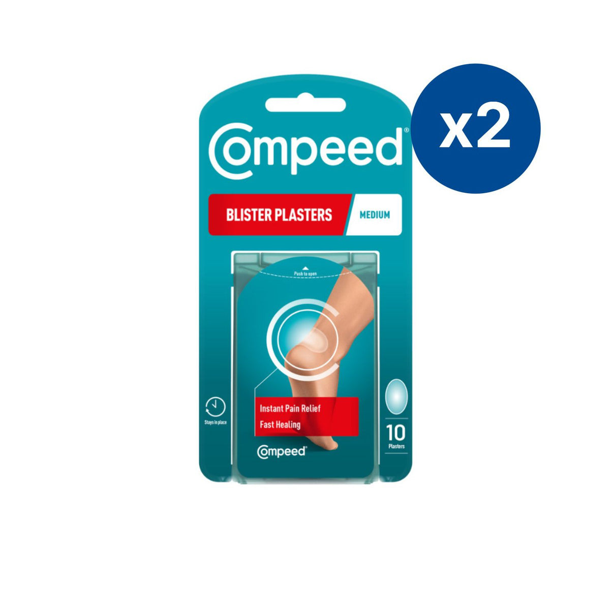 Compeed 10 medium hydrocolloid plasters bundle, imported from the UK