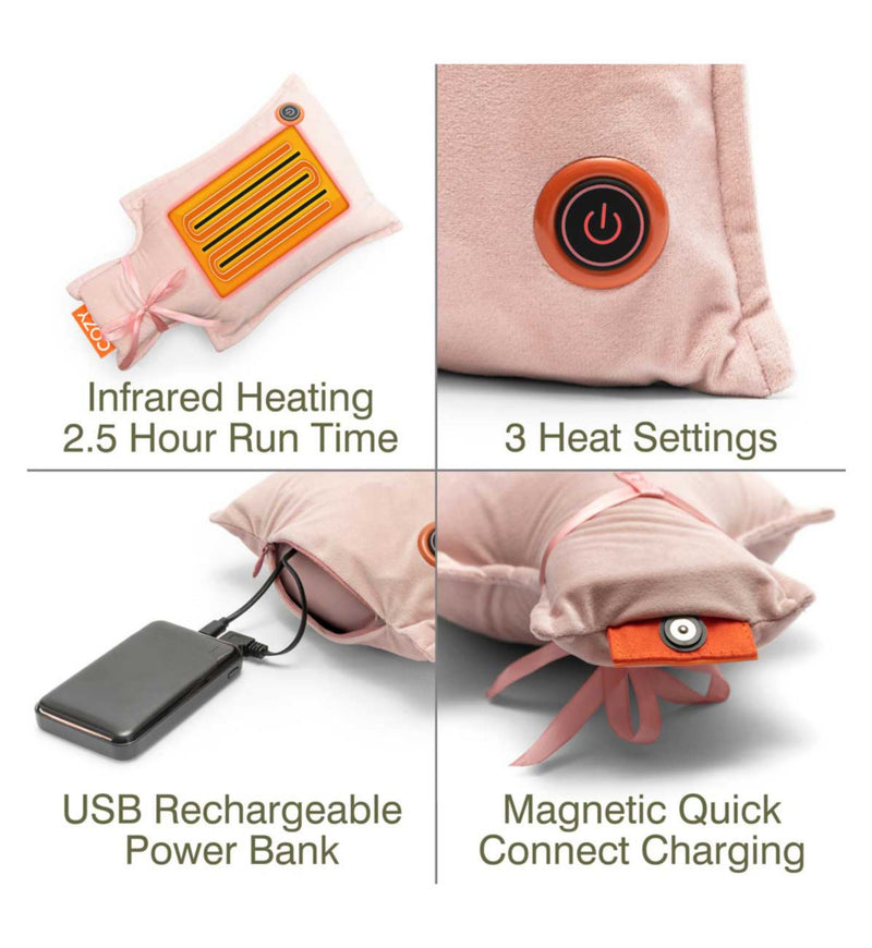 Cozy UNA rechargeable hot water bottle, UK version