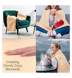 Cozy Jorv heated throw seat cover with power bank - British product