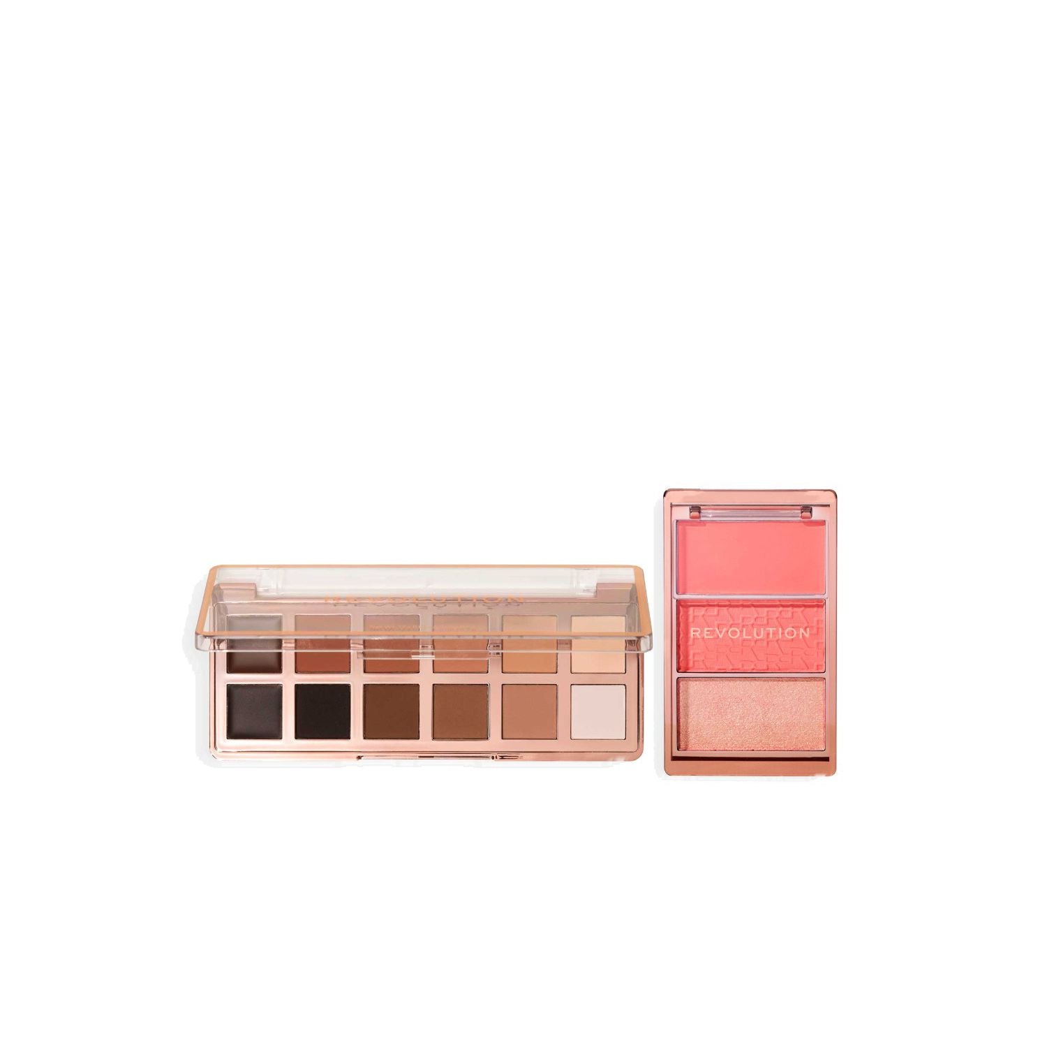 Revolution Master Iconic Duo Peach palette bundle (British brand)