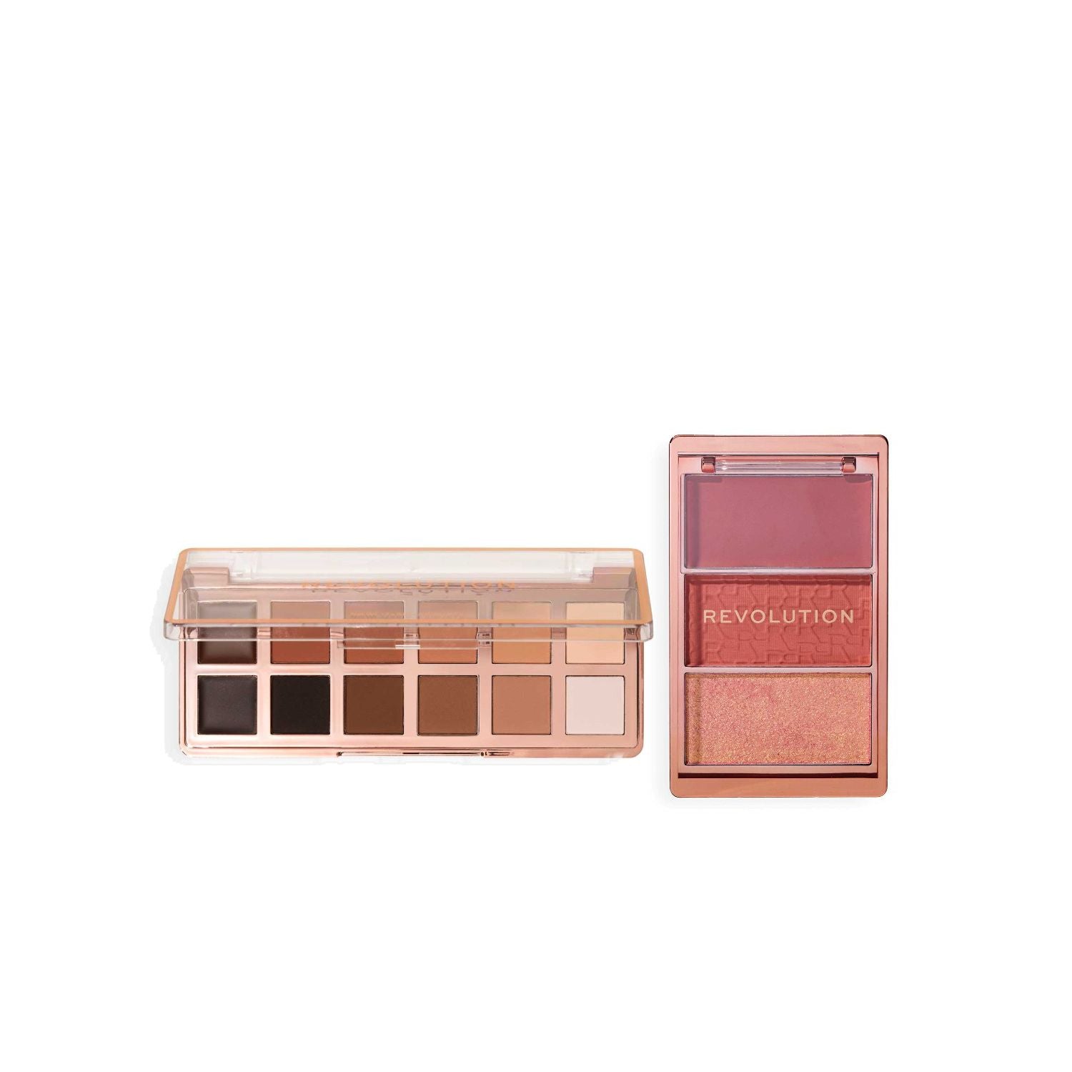 Revolution Master Iconic Duo Rose makeup bundle (British brand)