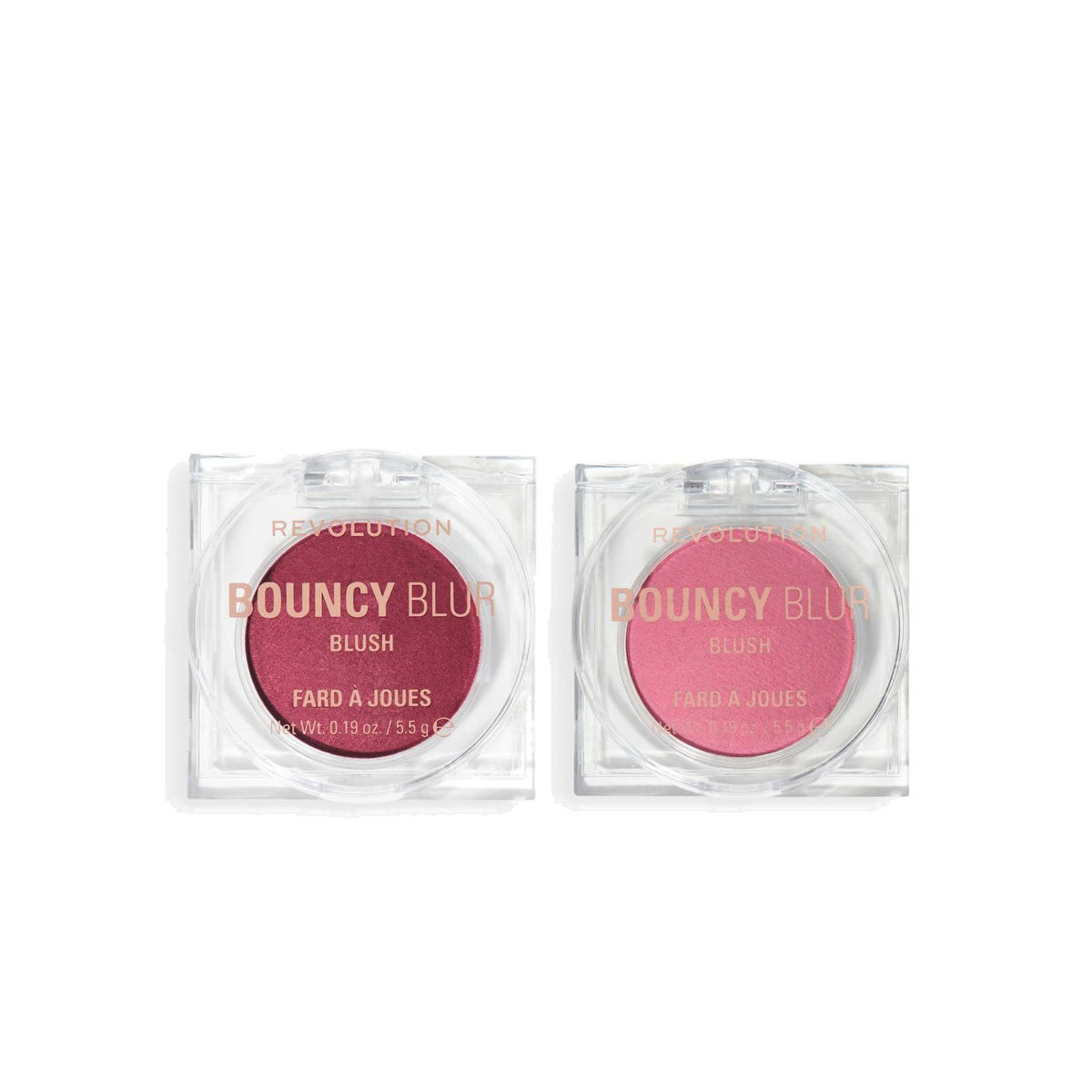 Revolution Bouncy Blur Blush Duo Berry Rose 6g each (British brand)