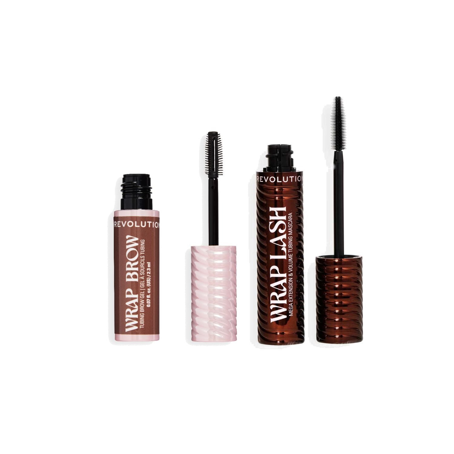 Revolution Brow Mascara Duo in Brown and Dark Brown - British product