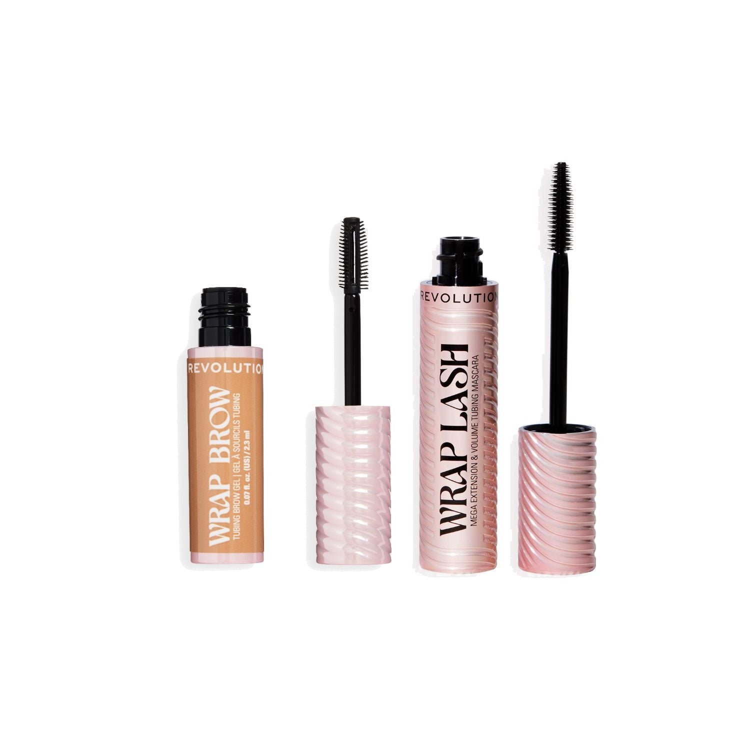 Revolution Wrap brow and mascara bundle, UK version