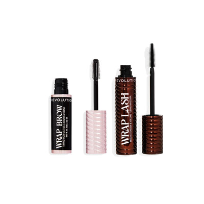 Boots Revolution Wrap Tubing Mascara & Brow Duo Brown/Ebony- Buy online at McGrocer